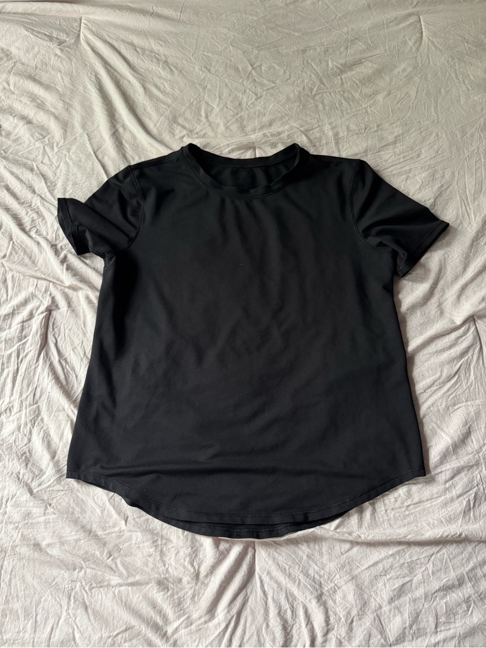 lululemon athletica Black Short Sleeve Crew Tee - Women